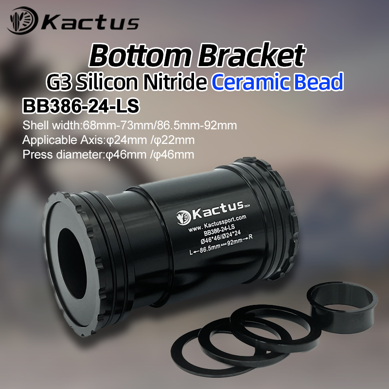 Tech Bike Accessories - KACTUS Ceramic Bottom Bracket BB386 Lock