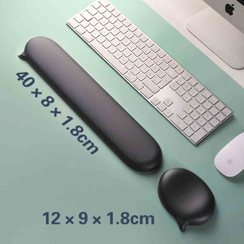 Keyboard Wrist Pad Leather - Mousepad Silicone Wrist Rest Support For