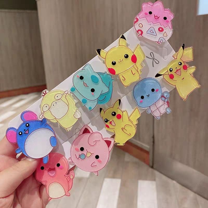 Tech Hair Accessories - Pokémon Hair Clips Hairpins Cute Hair