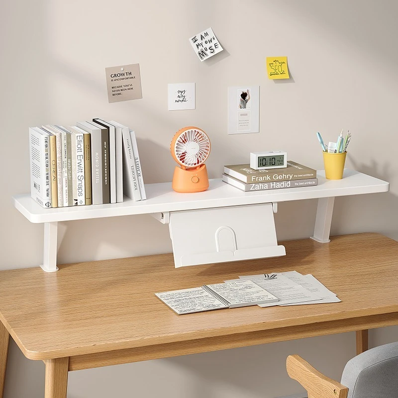 Laptop Stand Bamboo - Desktop elevated laptop height stand, student