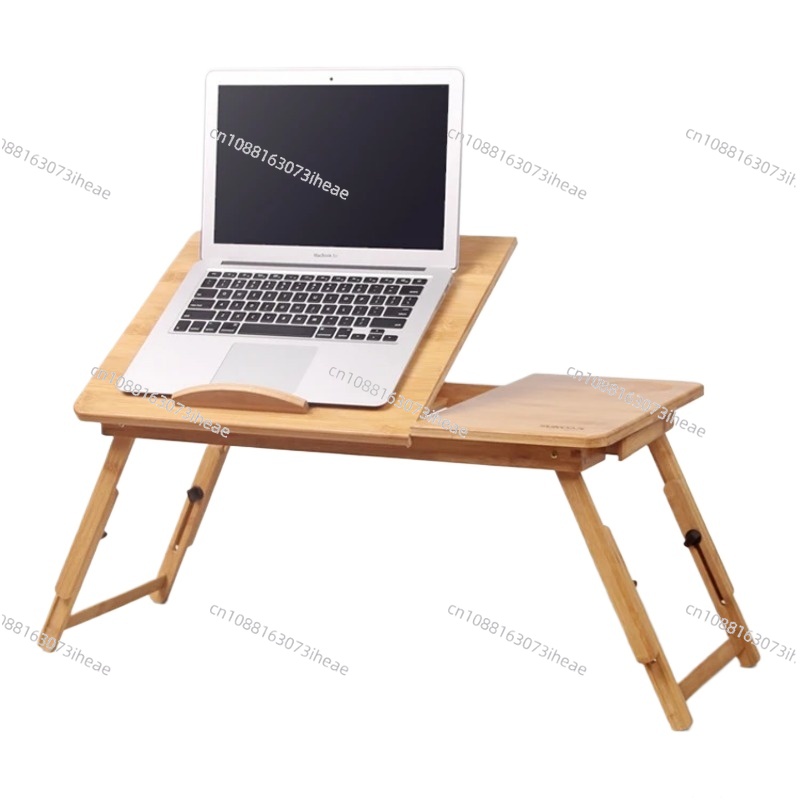 Laptop Stand Bamboo - Laptop Tablet PC Stand, PC Table