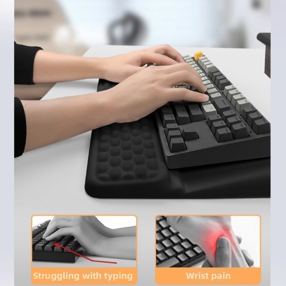 Easy Typing Non-Slip Ergonomic - Keyboard Wrist Pad Leather 评论和价格