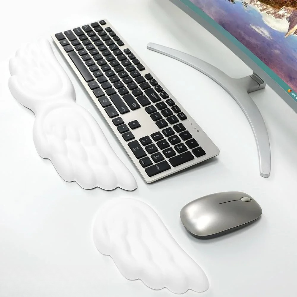 Mousepad Ergonomic Angel Keybo - Keyboard Wrist Pad Leather 评论和价格