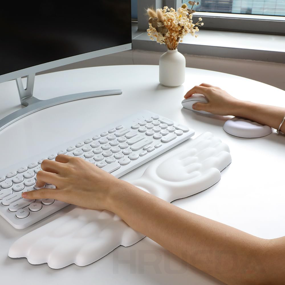 Mechanical Keyboard Mouse Wris - Keyboard Wrist Pad Leather 评论和价格