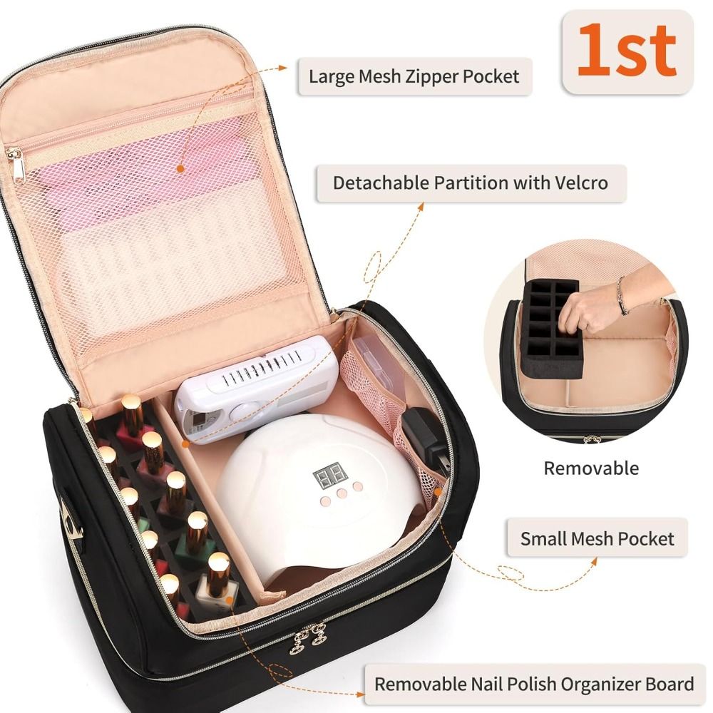 Double Layer Nail Polish Organ - Tech Woven Accessories 评论和价格