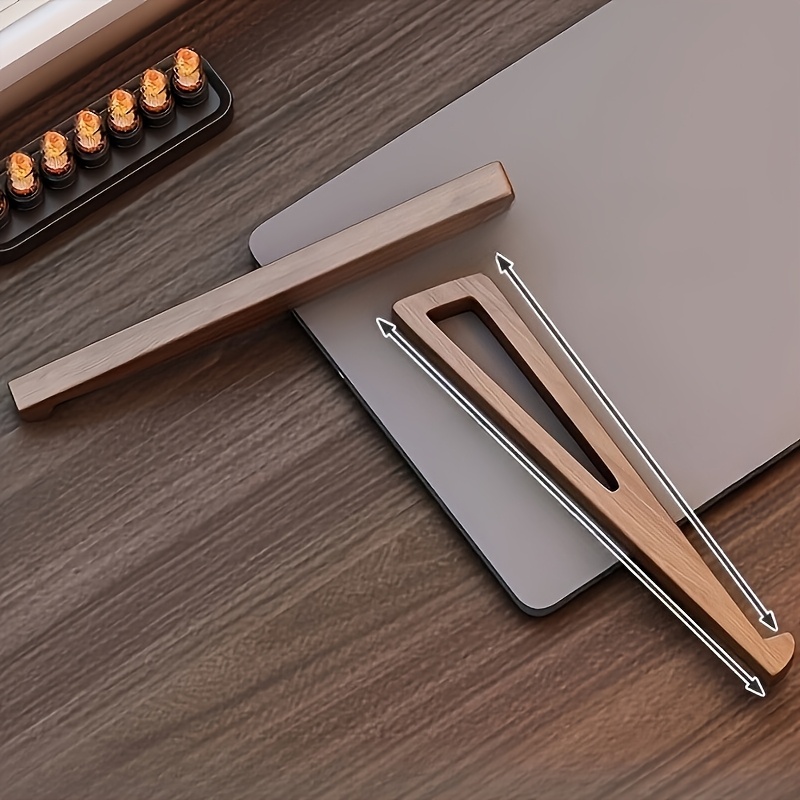 Portable Foldable Wooden Lapto - Laptop Stand Bamboo 评论和价格