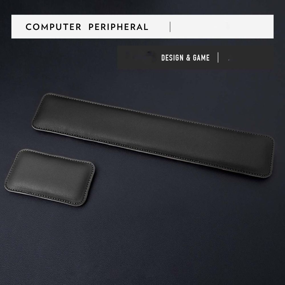 Durable Portable Leather Mouse - Keyboard Wrist Pad Leather 评论和价格