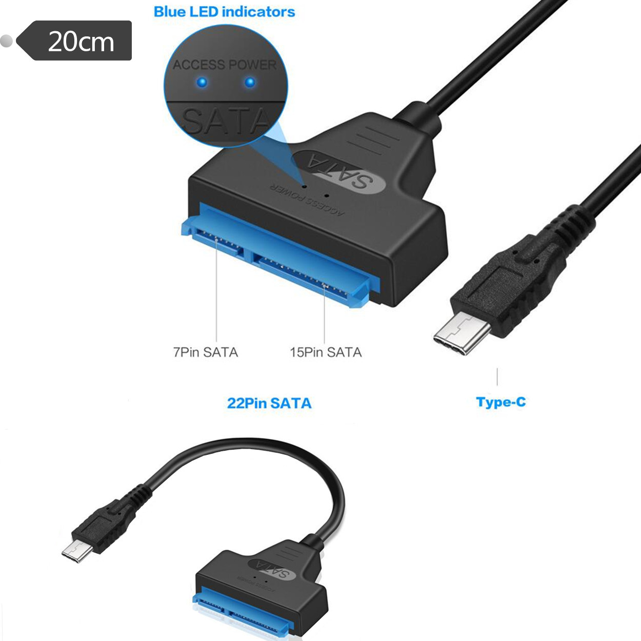 USB 3.1 Type C to SATA III HDD - Samsung Ssd Evo 870 评论和价格