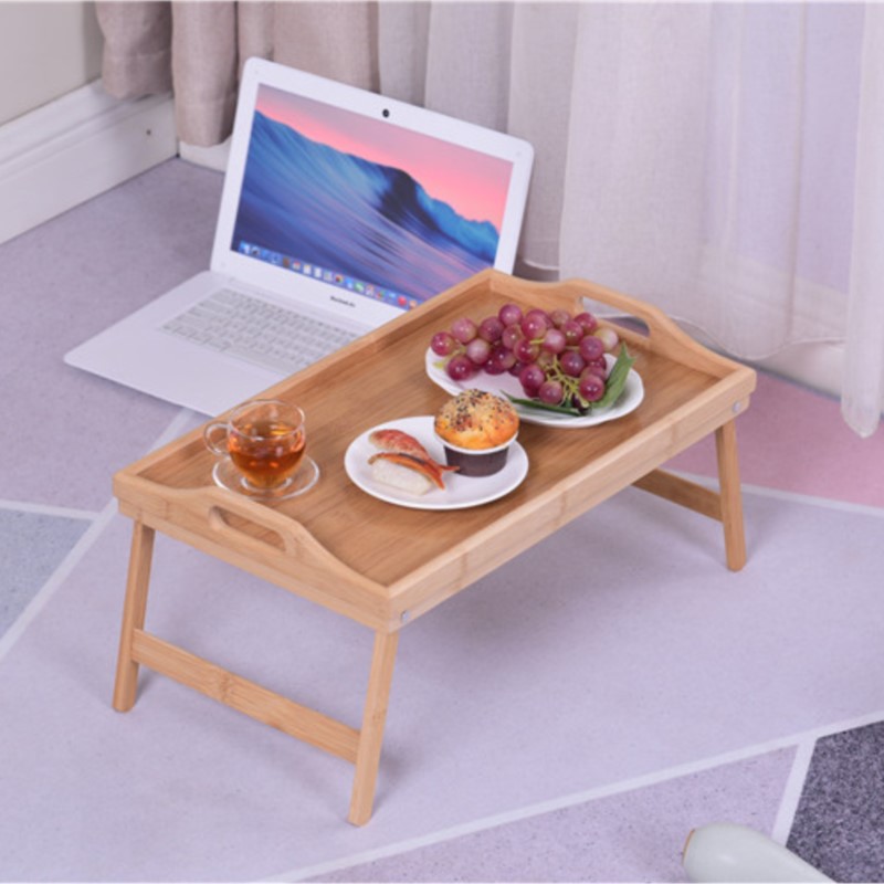 Portable Bamboo Wood Bed Tray  - Laptop Stand Bamboo 评论和价格