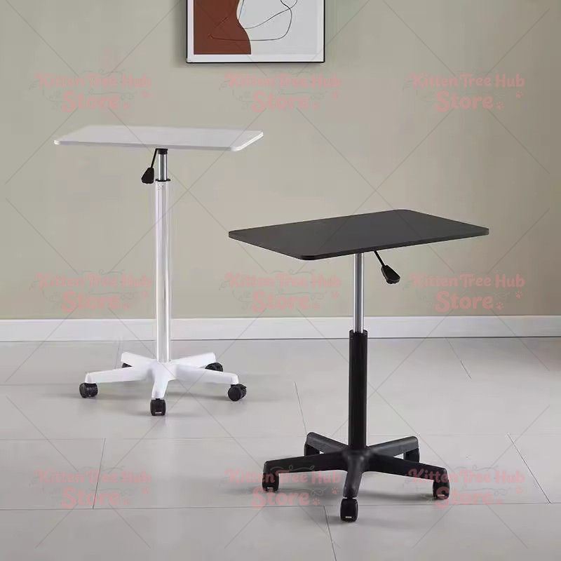 Mobile Height Adjustable Desk  - Laptop Stand Bamboo 评论和价格