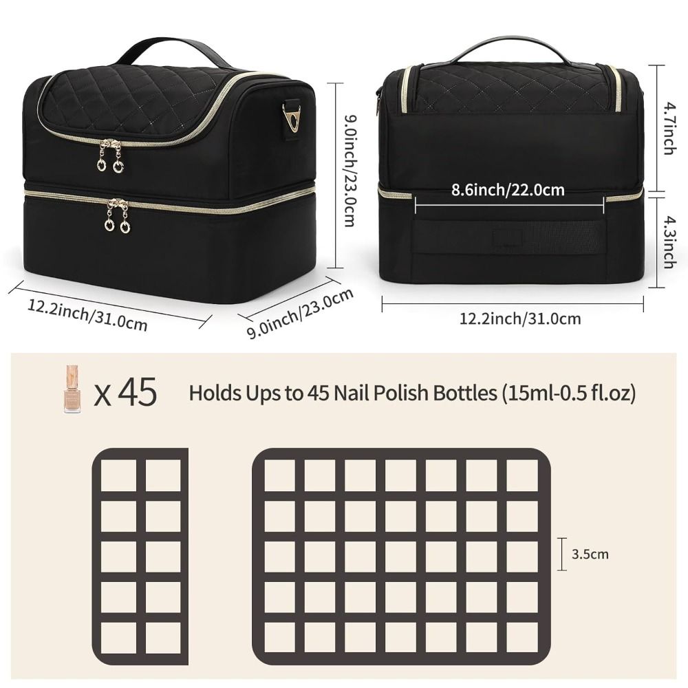 Double Layer Nail Polish Organ - Tech Woven Accessories 评论和价格