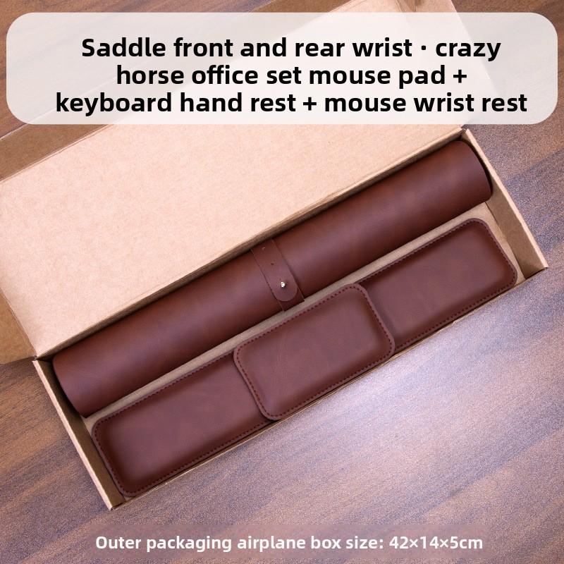 Desk Mat Waterproof PU Mouse P - Keyboard Wrist Pad Leather 评论和价格
