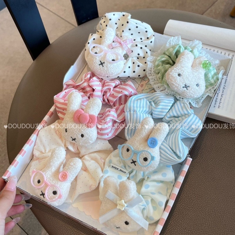 New Miffy Cute Hair Tie Large  - Tech Hair Accessories 评论和价格