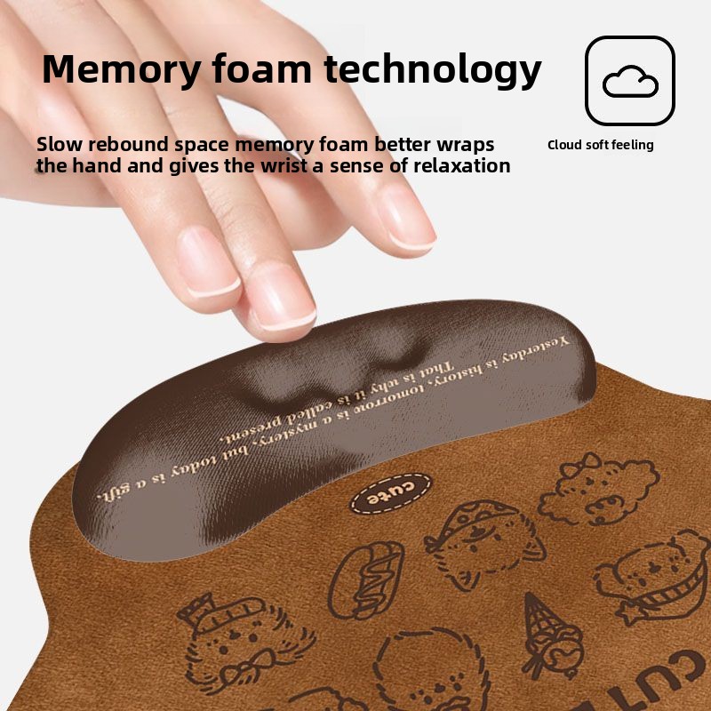 Cartoon Cute Mouse Pad Puppy W - Keyboard Wrist Pad Leather 评论和价格