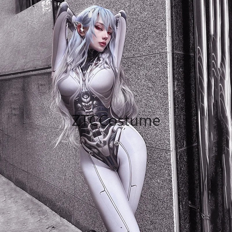 3D Printed Cosplay Bodysuit Y2 - Tech Accessories Women 评论和价格