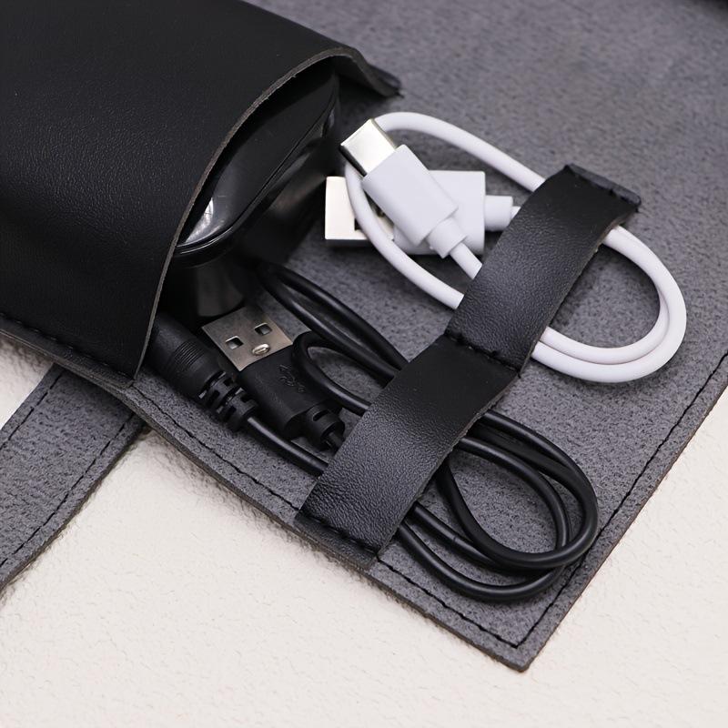 1pc PU Leather Multi-Compartme - Tech Woven Accessories 评论和价格