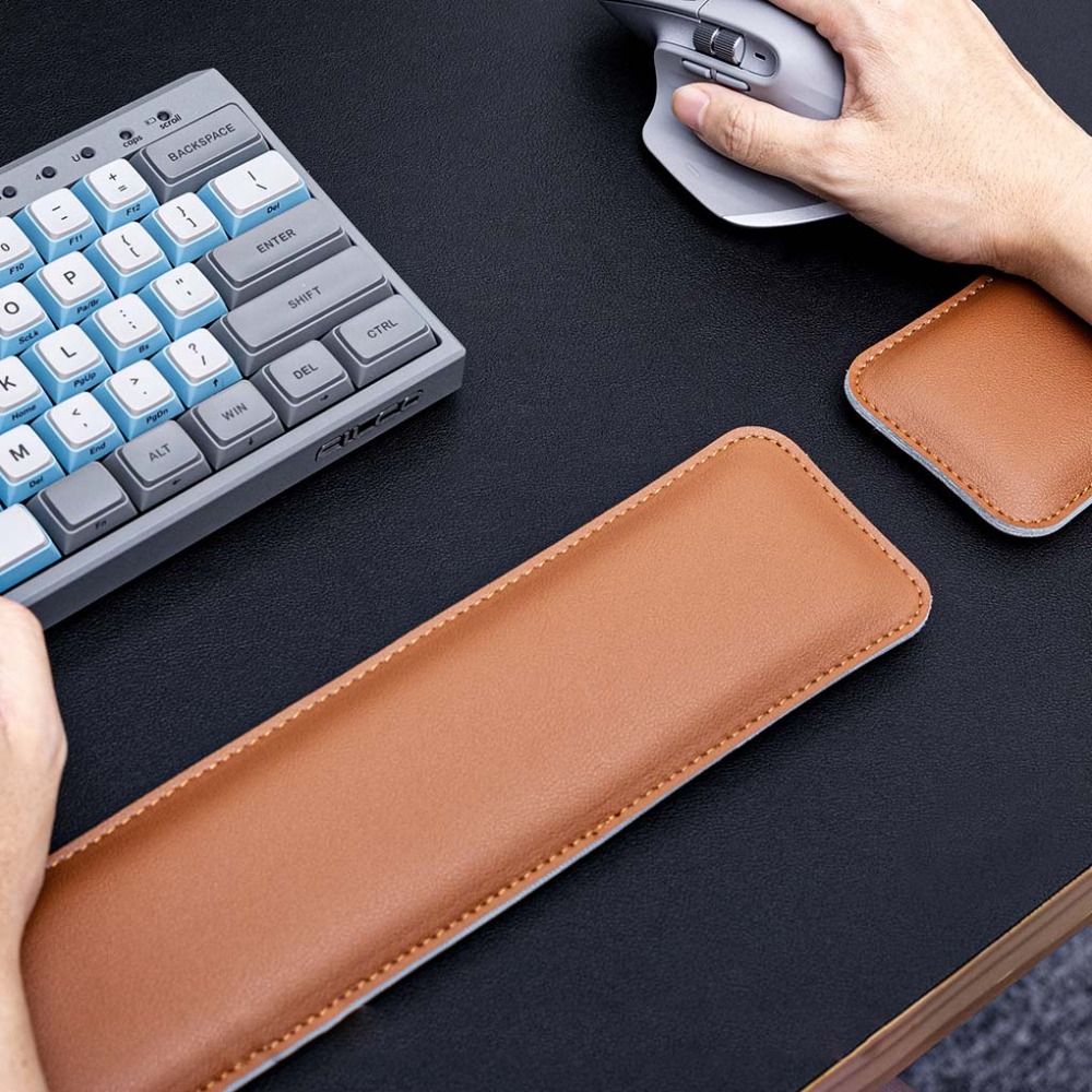 Portable Leather Mouse Pad Lea - Keyboard Wrist Pad Leather 评论和价格