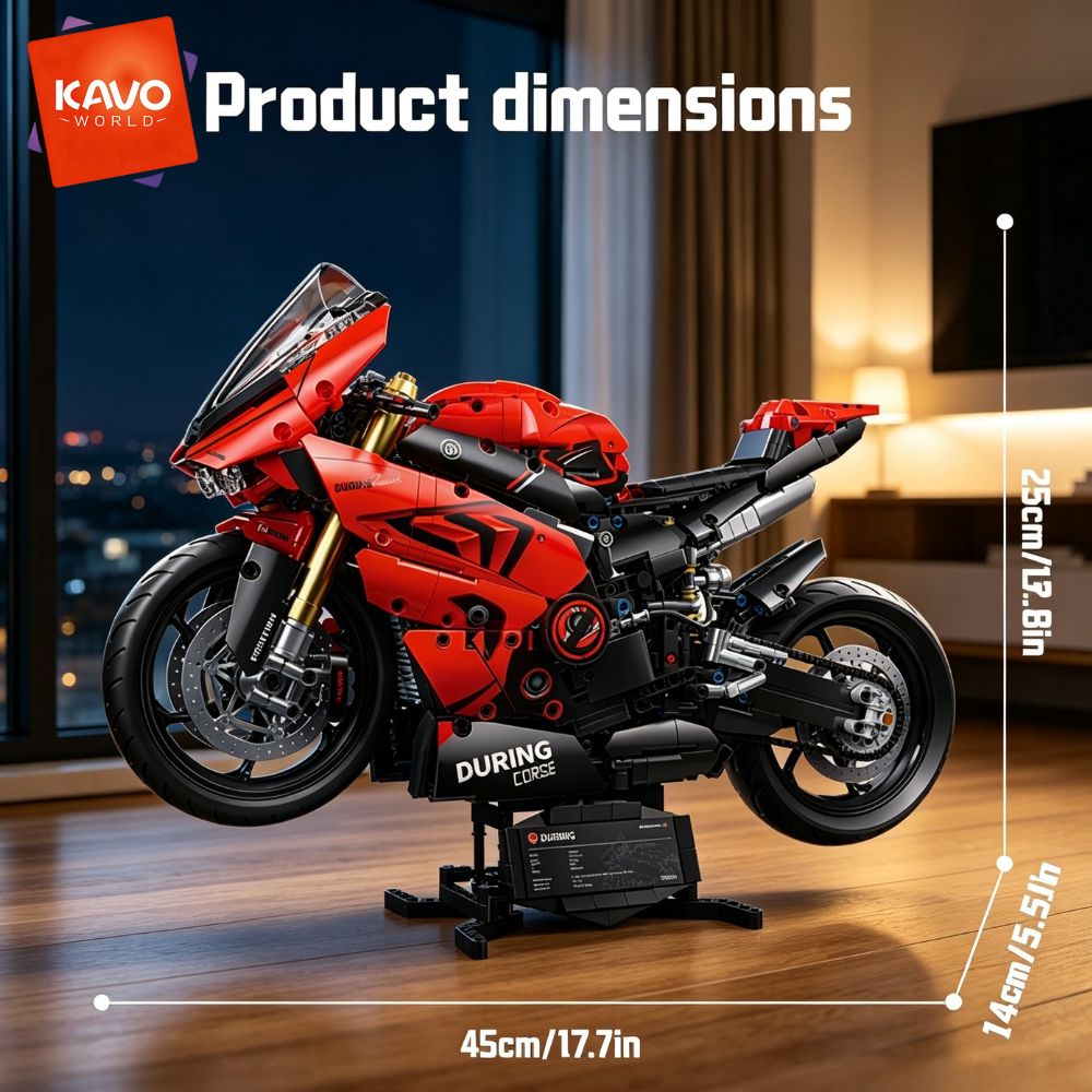 KAVOWORLD 1:5 Scale Building B - Tech Bike Accessories 评论和价格