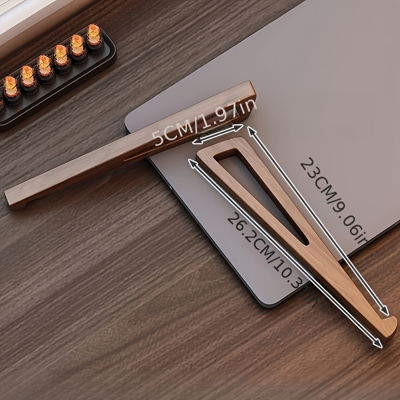 Portable Foldable Wooden Lapto - Laptop Stand Bamboo 评论和价格