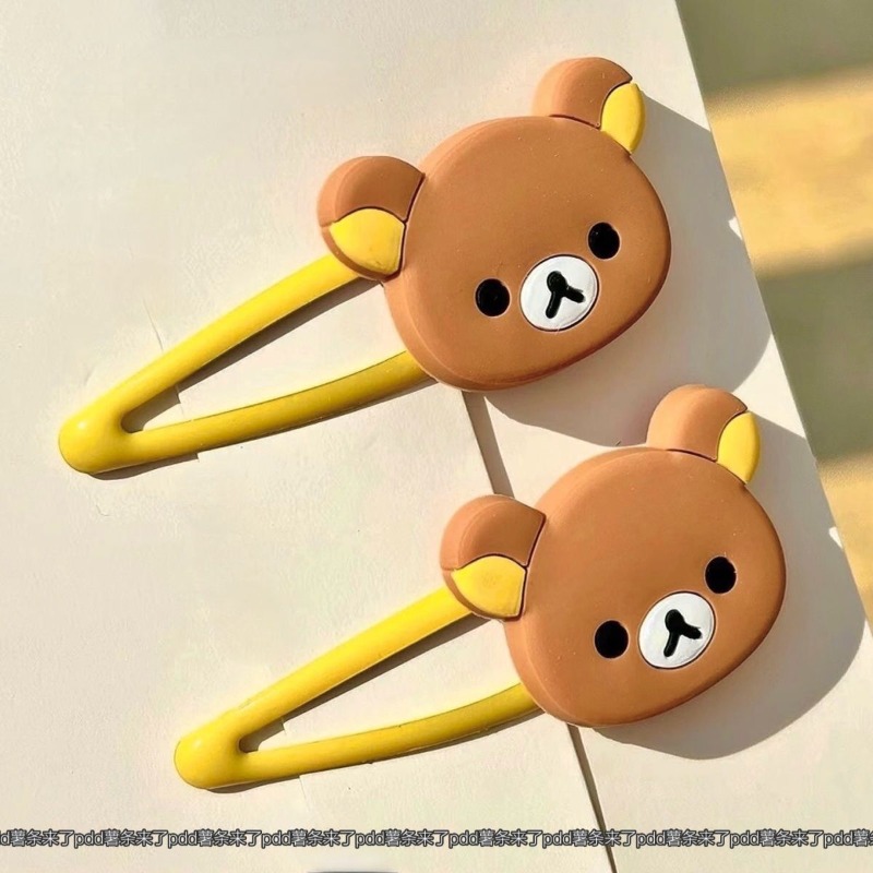 Cute Rilakkuma Cartoon Hair Cl - Tech Hair Accessories 评论和价格