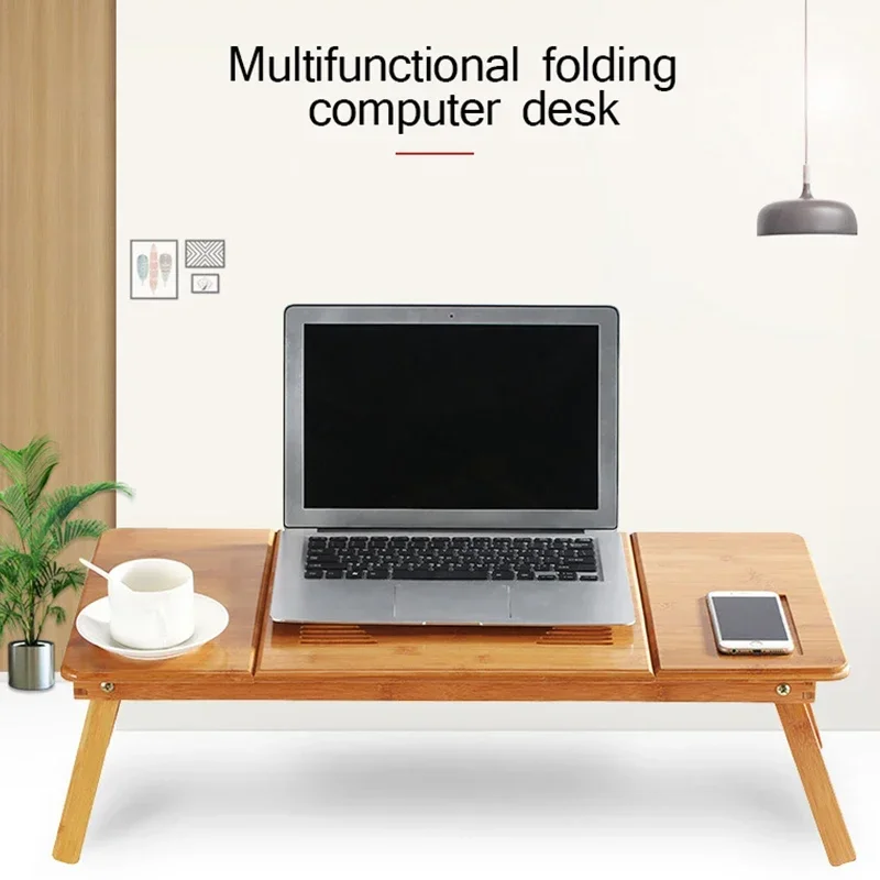 Adjustable Bamboo Laptop Desk/ - Laptop Stand Bamboo 评论和价格