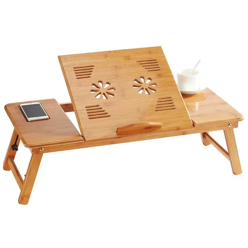 Adjustable Bamboo Laptop Desk/ - Laptop Stand Bamboo 评论和价格